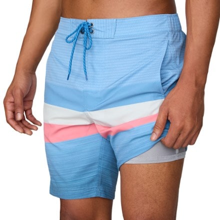 Free Country Engineered Swim Shorts - Men's 3