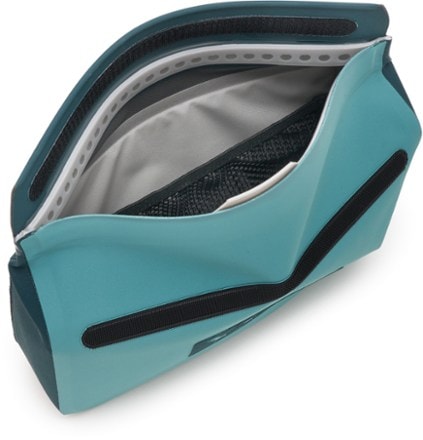 YETI Sidekick Dry Waterproof Gear Case Side view (River Green)
