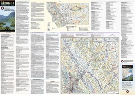 Benchmark Maps Montana Recreation Map 2
