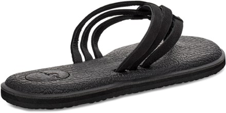 sanuk yoga salty leather