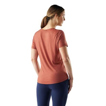 Smartwool Active Ultralite V-Neck T-Shirt - Women's 1