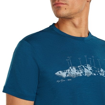 Icebreaker Merino 150 Tech Lite The Peaks T-Shirt - Men's 4