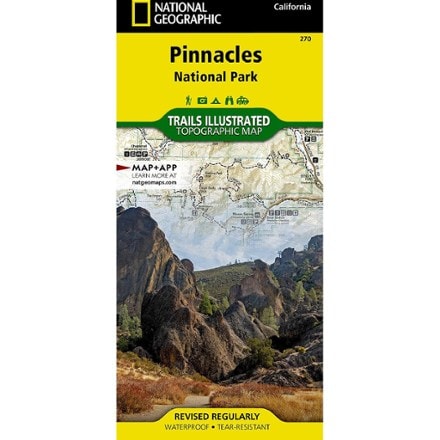 National Geographic Pinnacles National Park Map 0