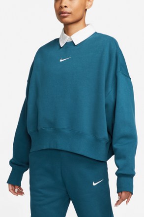 Nike Phoenix Fleece Over-Oversize Crewneck Sweatshirt - Women's 4