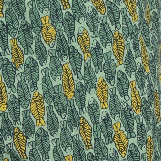 Swatch Image of color Algae Fish Print
