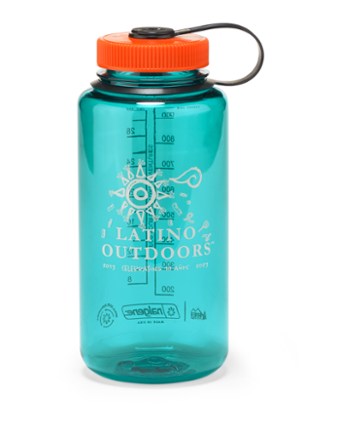 Rei Co-op Nalgene Sustain Graphic Wide-Mouth Water Bottle - 32 fl. oz. Blue