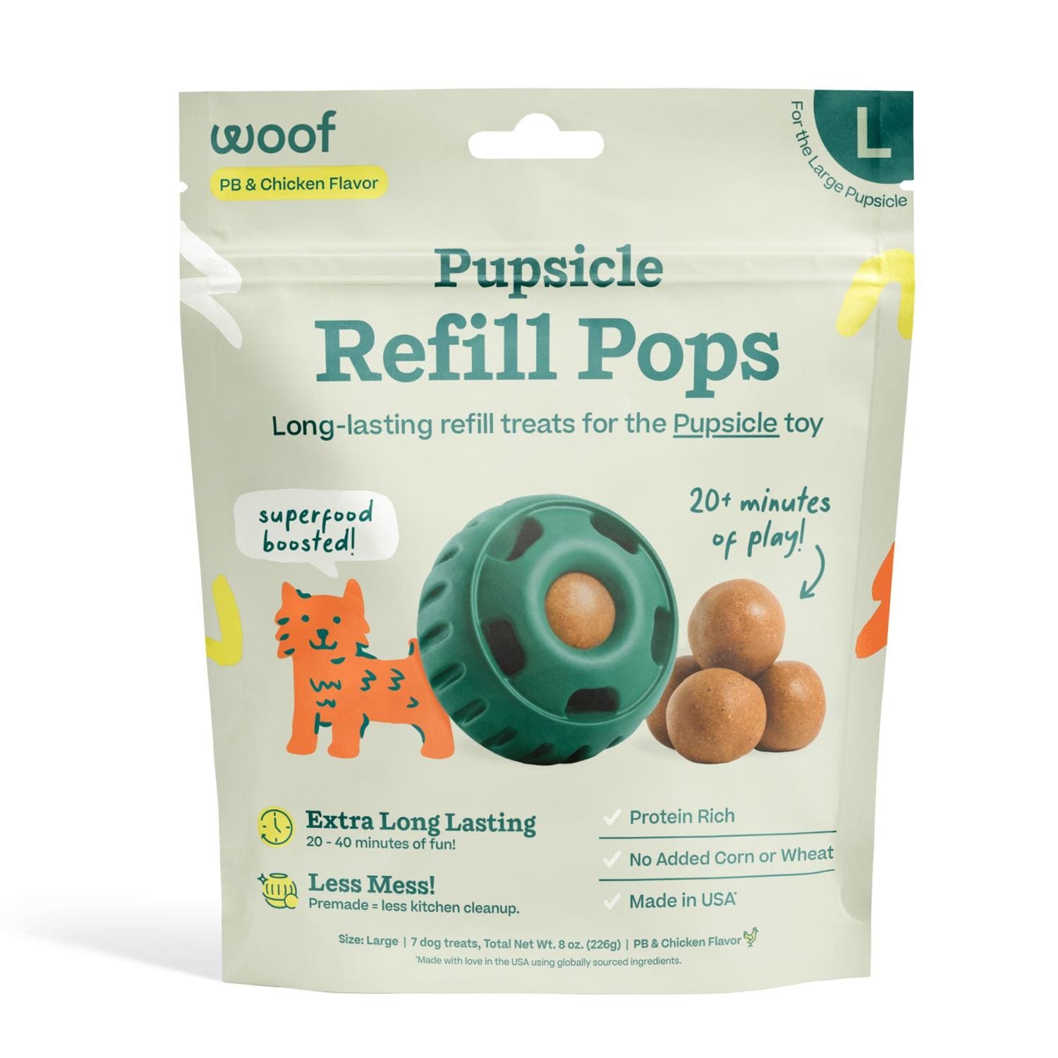 Large Pupsicle Pops - Package of 7