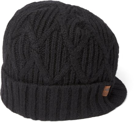 Coal Yukon Brim Beanie Back view (Black)