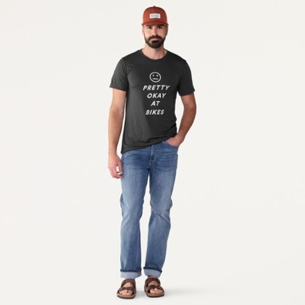 Ostroy Pretty Okay At Bikes T-Shirt 3