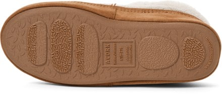Acorn Mule Ragg Slippers - Women's Sole view (Oatmeal Heathered)