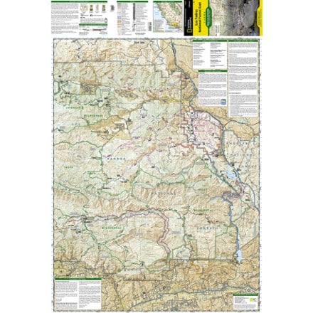 National Geographic Los Padres National Forest East Trail Map 1