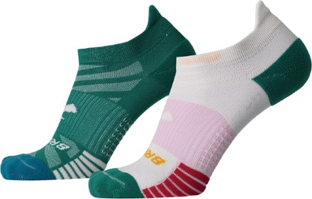 Brooks Ghost Lite No-Show Socks - 2 Pairs 0
