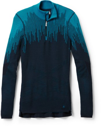 Smartwool Intraknit 200 Pattern Quarter-Zip Base Layer Top - Women's 0