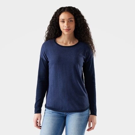 Smartwool Shadow Pine Colorblock Crew Sweater - Women's 0