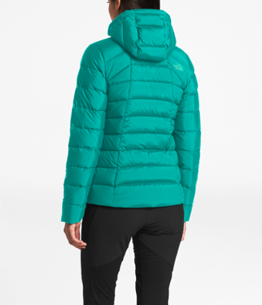 women's stretch down hoodie north face