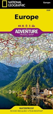 National Geographic Europe Adventure Travel Map 0
