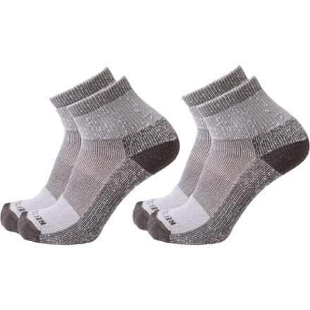 REI Co-op COOLMAX EcoMade Lightweight Hiking Quarter Socks - Seconds - 2 Pairs 0