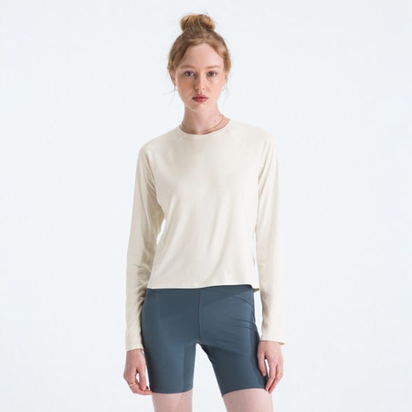 On Body Image of color White Dune Light Heather