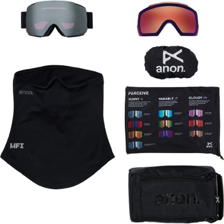 Anon M5 Snow Goggles with MFI Face Mask - Low-Bridge Fit 5