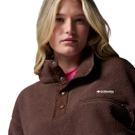 Columbia Helvetia II Cropped Half-Snap Fleece Pullover - Women's 4