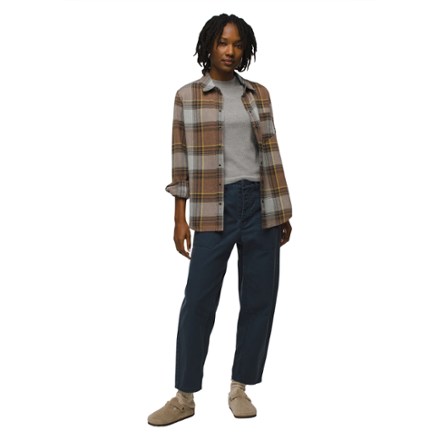売れ筋商品|||プラーナ カットソー トップス レディース Golden Canyon Flannel Shirt - Women's Rye Green prAna Golden Canyon Flannel - Women's - Als.com