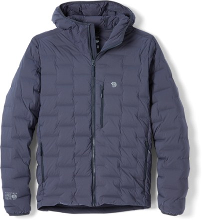 men's stretchdown ds hooded jacket