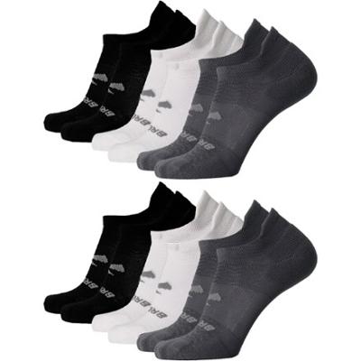 Brooks Run-In Socks - 6 Pairs Gray L