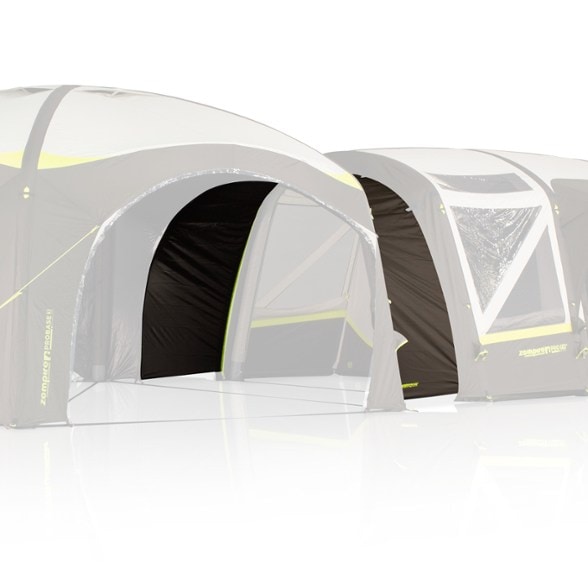 Link is the dark gray connector (tent and shelter not included)