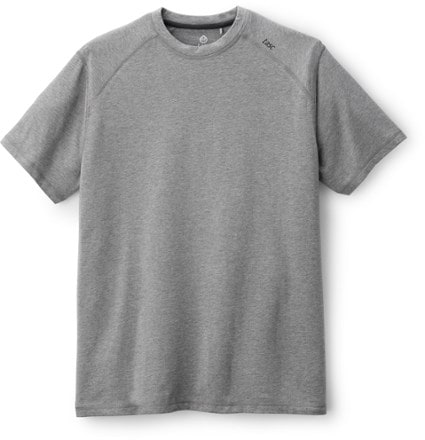 Nike Yoga Dri-FIT graphic logo t-shirt in light stone