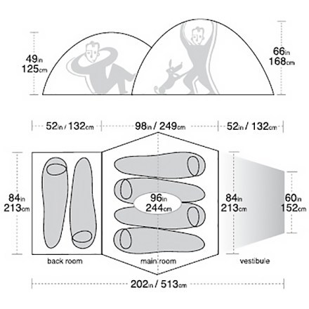 Tent Diagram (Rust/Charcoal)