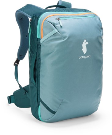 backpack for travel and shopping Tortuga Lite 40L Black The carry on backpack that expands to give you more space when you need it Justus Travel Backpack | Color: