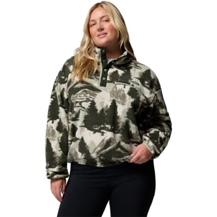 Columbia Helvetia II Cropped Half-Snap Fleece Pullover - Women's 1