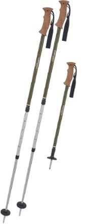 Komperdell peak cork trekking poles top
