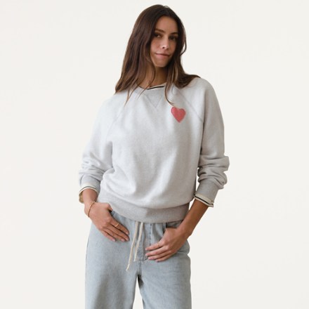 Marine Layer Cloud 9 Fleece Reversible Crewneck Sweatshirt - Women's 0