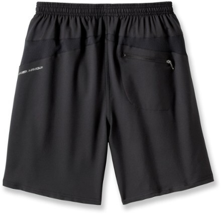 Rear view Black shorts