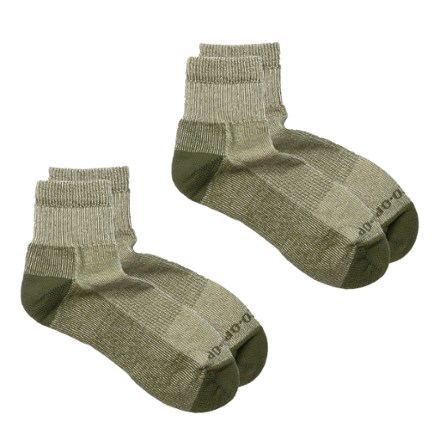 REI Co-op Merino Wool Lightweight Hiking Quarter Socks - 2 Pairs 1