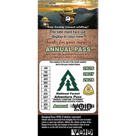Southern California Annual Forest Adventure Pass 0