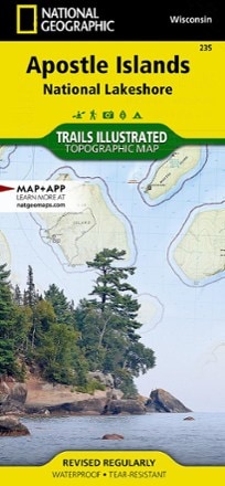 National Geographic Apostle Islands Topographic Map 0