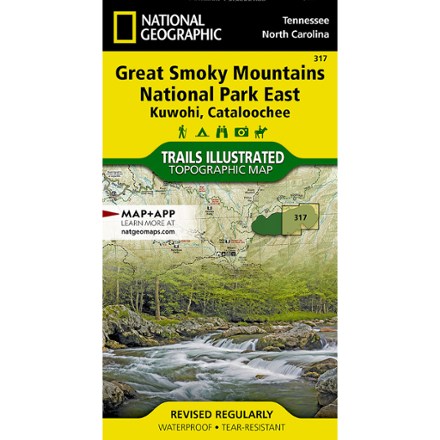 National Geographic Clingmans Dome / Cataloochee Topographic Map 0