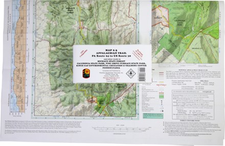 PATC Appalachian Trail Map: PA Route 94 to US Route 30 and Other Trails 0