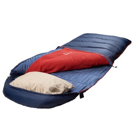 Slumberjack Shadow Mountain 30 F Hooded Rectangular Sleeping Bag Pillow not included