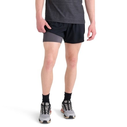 Saxx Hightail 2N1 Running Shorts with Liner - Men's 0
