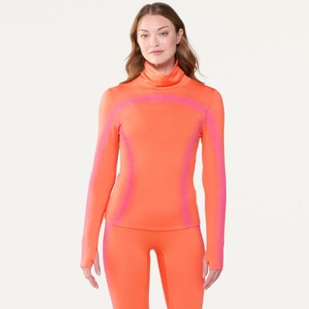 SENIQ Warmup Merino Turtleneck Base Layer Top - Women's 1