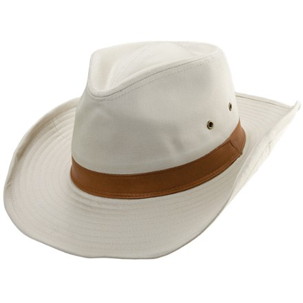 Dorfman Hat Co. Saguaro Twill Outback Hat Khaki
