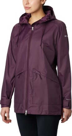 casual rain jacket womens