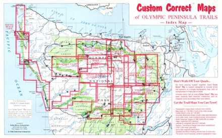 Custom Correct South Olympic Coast Map 1