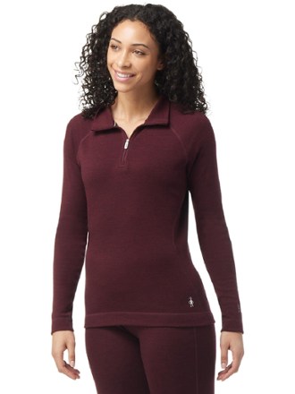 Smartwool Classic Thermal Merino Quarter-Zip Base Layer Top - Women's 1