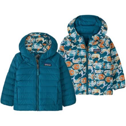Patagonia Reversible Down Sweater Hoody - Toddlers' 0