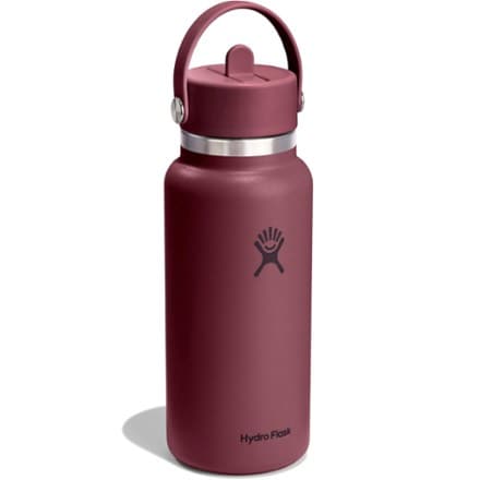 Hydro Flask Wide-Mouth Vacuum Water Bottle with Flex Straw Cap - 32 fl. oz. 1