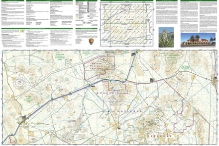 National Geographic Mojave National Preserve Trail Map 1